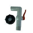 thumbnail image 2 of Speravity Grifos de drenaje de boquilla de contenedor IBC, accesorios de conector de depósito doméstico de repuesto, codo de 90 ° 25mm Type3 NO3, 2 of 6