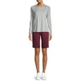 thumbnail image 2 of Athletic Works Women's Athleisure 12" Bermuda with Pockets, 2 of 6