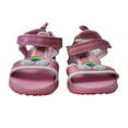 thumbnail image 4 of Carter's Little Girl's Light Up Outsole Adjustable Strap Sandals (Fuchsia, 11), 4 of 5