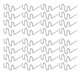 thumbnail image 4 of 1000Pcs 0.6mm S Wave Staples for Car Bumper Bodywork Plastic Stapler Repair Kit 0.6mm Wave Staples S, 4 of 5