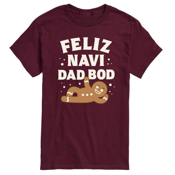 Instant Message - Feliz Navi Dad Bod - Men's Short Sleeve Graphic T-Shirt