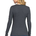 thumbnail image 3 of FashionMille Women's Casual Long Sleeve Crew Neck Thermal Knit T-shirt Top, 3 of 4