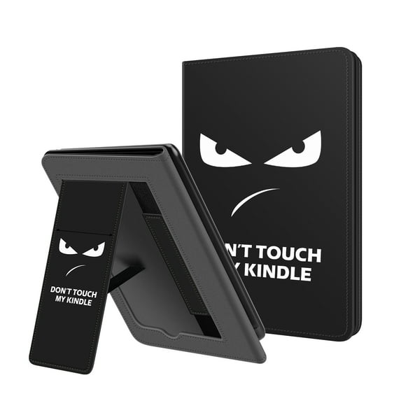 Ayotu Folding Case for All-New Kindle 10th Gen 2019 Release, with Auto Wake/Sleep, Lightweight Leather Hands-Free Stand Cover with Hand Strap (Not Fit Kindle Paperwhite), Non't Touch
