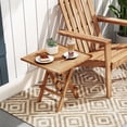 thumbnail image 5 of Gymax Patio Folding Side Table w/ X-shaped Legs & Slatted Tabletop for Backyard, 5 of 9