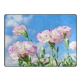 thumbnail image 4 of Ryvnso Carnation Flowers Area Rug Floor Mats Non-Slip Home Carpet 80 x 58 inch, 4 of 7