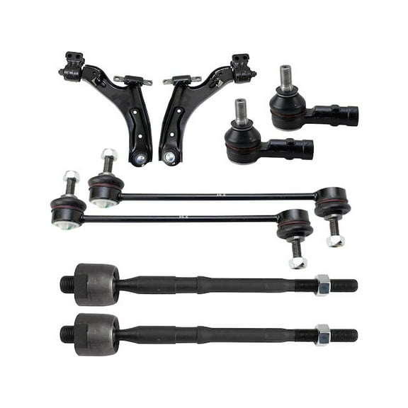 Front Control Arm Ball Joint Tie Rod and Sway Bar Link Kit 8 Piece - Compatible with 2013 - 2015 Chevy Spark 2014