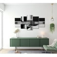 thumbnail image 6 of Tiptophomedecor Glam Canvas Wall Art - Modern Composition - 5 Pieces, 6 of 7