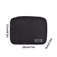thumbnail image 4 of Pyaiiner Travel Organizer Electronic Accessories Box Portable Technology Travel Gifts Men'S Triple Cable Organizer Cable Charger Flash Drive, 4 of 7