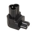 thumbnail image 3 of 4pcs IEC320 C6 to IEC320 C5 Plug and Play C6 to C5 90 Degree Right Angle Power Adapter for Server UPS PDU, 3 of 4