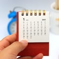 thumbnail image 3 of Limei Mini Portable Desk Calendars from Jul 2022 Dec 2023 Minimalist 2 36" x 3 35" Standing Desktop Calendar Mini Stand Up Flowers Calendar for Home Office & School, 3 of 7
