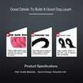 thumbnail image 3 of Dog Leash Multicolor Reflective Nylon Round Rope Medium Large Dog Leash, 3 of 7