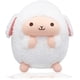 thumbnail image 1 of Almohada suave de peluche con diseño de oveja, mini almohada de felpa para niños y adultos, color blanco (9.1 in, pequeña) ER, 1 of 5