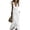 White, variant on Minjewel Spring Dresses for Women New Summer Casual Boho Vintage V-Neck Short Sleeve with Ruffle Hem, Floral Retro Dress,Army Green L