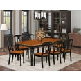 thumbnail image 2 of Pemberly Row 9-piece Wood Dining Room Table Set in Black/Cherry, 2 of 6