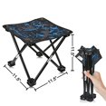 thumbnail image 1 of AILLOVCOL Mini Portable Folding Stool,Folding Camping Stool, Outdoor Folding Chair for BBQ,Camping,Fishing,Travel,Hiking,Garde, 1 of 4