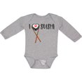 thumbnail image 3 of Inktastic Kawaii I love Sushi Boys or Girls Long Sleeve Baby Bodysuit, 3 of 5