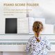 thumbnail image 4 of unbranded Organizador Plástico Negro Para Partituras Y Documentos Con Piano, 4 of 8