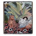 thumbnail image 1 of 1 Pice 160x130cm Couverture Plaid Tigre Et Femme Tricote Dcore Avec Des Franges Bohme Simple Doux Confortable Protger Contre Le Froid Pour Canap S, 1 of 5