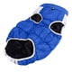 thumbnail image 4 of Abrigo reflectante para perros de algodón grueso, cómodo, resistente al viento, impermeable, chaqueta cálida para perros para interiores y exteriores, azul real 4XL, 4 of 5