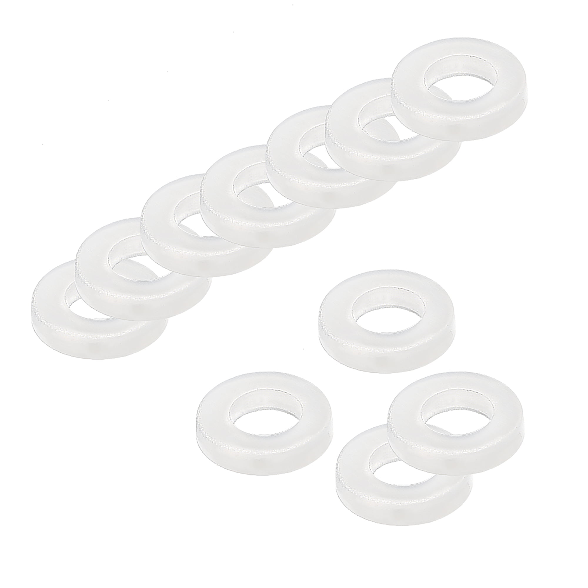 56mm 200x PLASTIC WHITE WASHERS FOR INSULATION BOARDS 