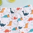 thumbnail image 4 of HCNTES Children Summer Shorts Toddler Kids Baby Boys Summer Print Shorts Quick Drying Beach Swimwear Swimming Trunks Clothes(White,6-12 Months), 4 of 4