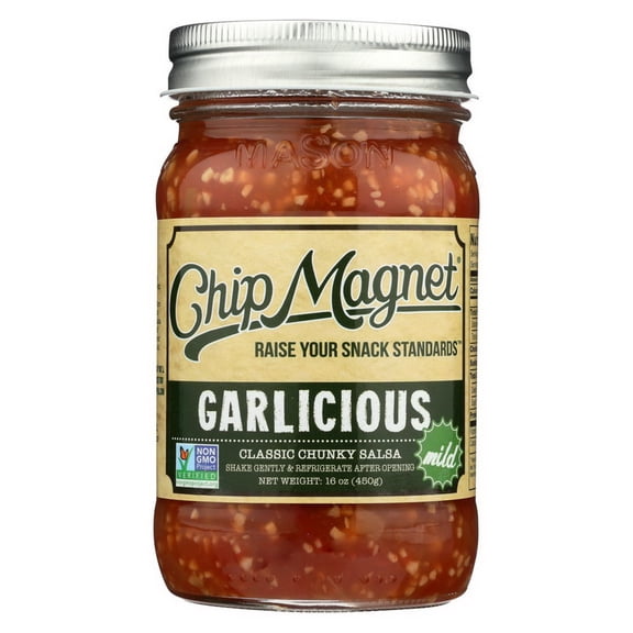 Chip Magnet Salsa Sauce Appeal 2202489 16 oz Garlicious Salsa Natural Food