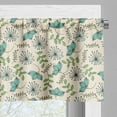 thumbnail image 3 of Ambesonne Dandelion Valance Pack of 2, Botanical Leafy Doodle, 54"X12", Champagne and Multicolor, 3 of 5