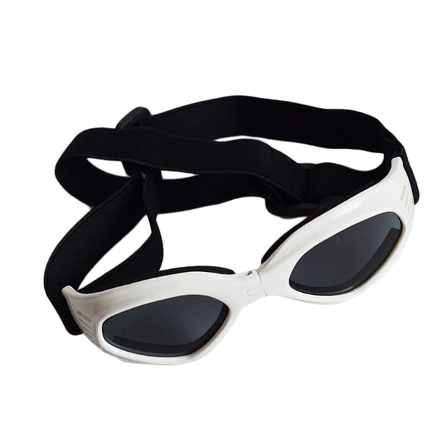 unbranded Dog Sunglasses White Color Protecting Eyes from and Water with Fashionable Frame