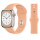 thumbnail image 1 of Correa de silicona para Apple Watch, pulsera de 44mm, 45mm, 49mm, 41mm, 40mm, 42mm, 38mm, 49mm, iwatch series Ultra 7 se 3 4 5 6 8, 1 of 4