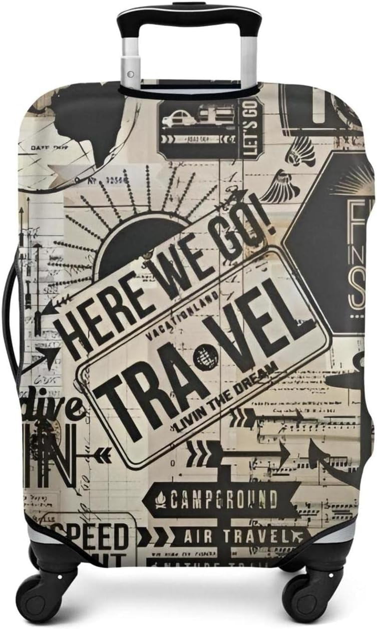 Luggage Cover Washable Travel Suitcase Protector Spandex Luggage Cover
