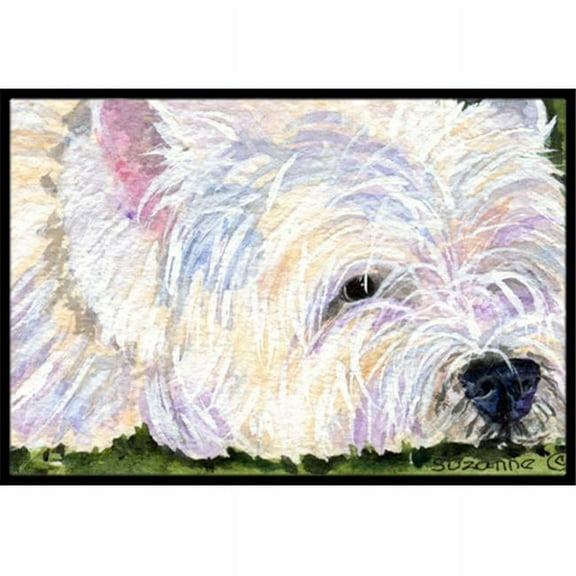 Carolines Treasures  Westie Indoor Outdoor Mat - 18 x 27 in.
