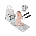 thumbnail image 2 of Pañalera Mochila Bebe 7pz Lab.G Gris, 2 of 5