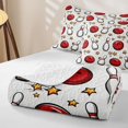 thumbnail image 4 of Homewish Bowling Pattern Quilt King, Sport King Coverlet Set for Boys and Girls, 3 Pieces, 1 Comforter and 2 Pillowcases, 4 of 7