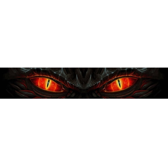 Dragon Eye Vinyl Car Sticker For Rear Windshield Personalized Car Decoration Fangkenuo