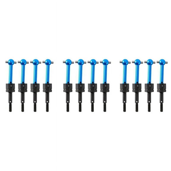 12 Pcs Metal Universal Drive Shaft CVD 53792 for -01 TT01 -02 TT02 TA04 1/10 RC Car Upgrade Parts