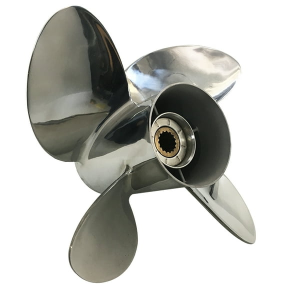 Propeller 13x19 for YAMAHA Outboard 3 Blades Stainless Steel Prop 15 Tooth LH