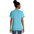 thumbnail image 3 of Hanes Womens ComfortWash V-Neck Tee, M, Summer Squash Yellow, 3 of 4