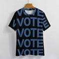 thumbnail image 3 of Vote Bold Text Design T Shirts Basic T-Shirt Short Sleeve Ladies Tee Shirt Summer Graphic Clothing, 3 of 6
