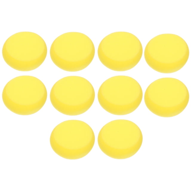 CHICHUMID 10Pcs Finger Painting Sponge for Children Improve Color Cognition Artistic Yellow