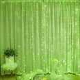 thumbnail image 4 of USB Curtain String Lights with Remote Control, Hook Mount LED Copper Wire Light, Dimmable Fairy Lighting for Bedroom Holiday Party Ambient Decor, 4 of 4