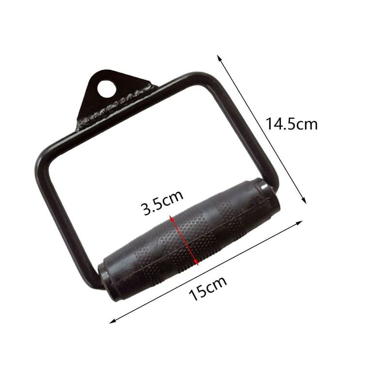 Tnarru D Row Handle Single Gym Attachment Handle Stirrup Handle Cable System Rubber Grip Pull Down D Handle for Weight Workout Walmart