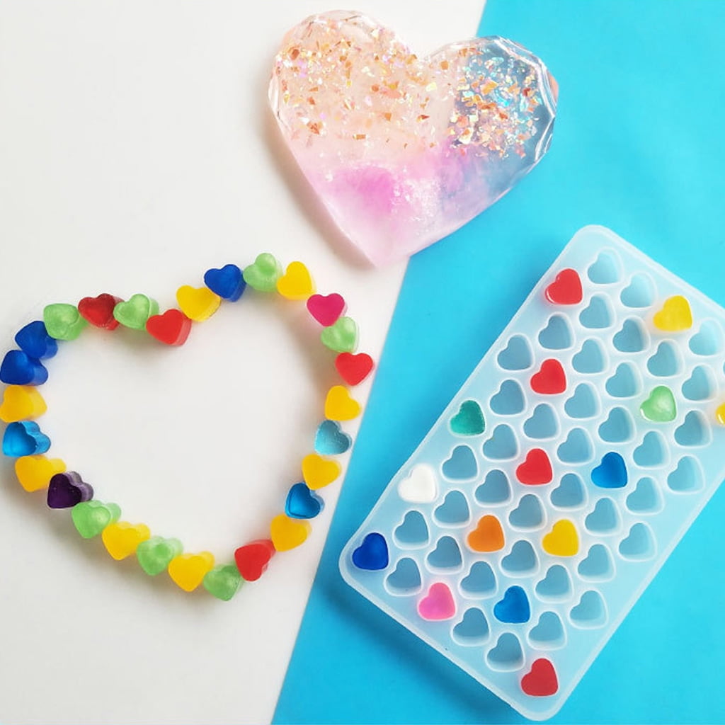 Heart Shape Resin Molds Keychain Charms Mold Silicone Heart Epoxy Mold –  IntoResin