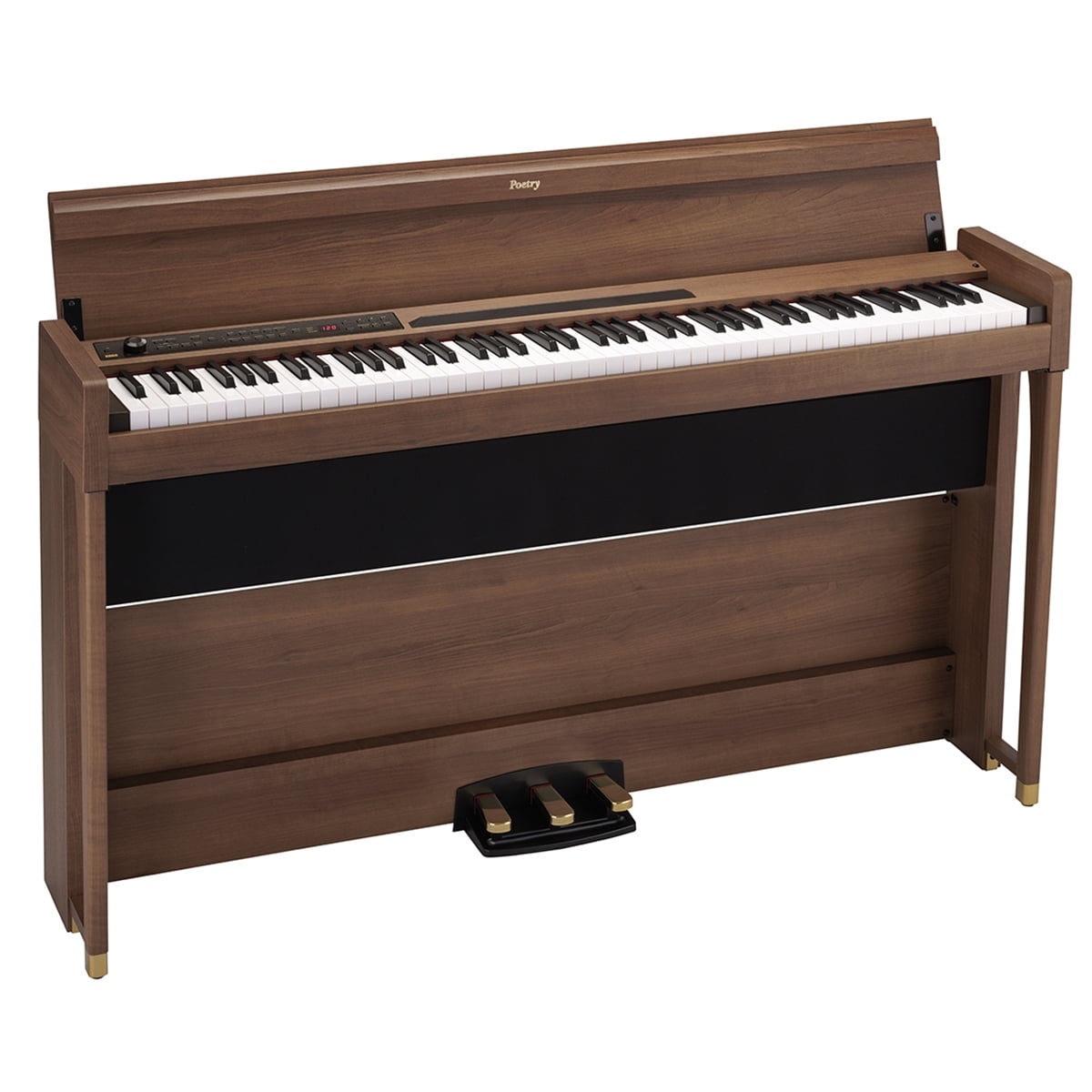 Korg Poetry 88-Key Console Digital Piano, Poetic Brown