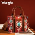 thumbnail image 4 of Wrangler Aztec Tote Bag for Women Boho Shoulder Purses and Handbags, Burgundy, 4 of 7
