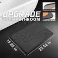thumbnail image 4 of Stone Bath Mat Diatomaceous Earth Shower Mat Non-Slip Super Absorbent Diatomite Stone Bath Mats for Bathroom Floor Quick Drying(23.6''×15.4" Gray Wave), 4 of 8