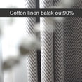 thumbnail image 3 of Modern Light Luxury Curtains for Living Room Chenille Herringbone Pattern Cortina High Weight High Shading Curtain Window Custom, 3 of 4