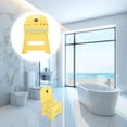 thumbnail image 1 of SUTENGDA Folding Chair Comfortable Seating Yellow Plastic 1Set 15X9In, 1 of 8
