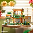 thumbnail image 6 of Remocguys Coffee Shop Building Sets Compatible with Lego Cafe Street View 3in1 With Light for Adults 14+ 875PCS, 6 of 7