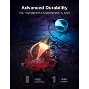 Govee Clear Bulb Outdoor String Lights, 96ft RGBWIC Dimmable Patio & Backyard Lights with 30 LED Bulbs