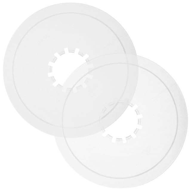 FONDOTIN Bike Flywheel Guard Circular Precision Crafted Protective Cover 2Pcs for Outdoor Cycling Debris Shield
